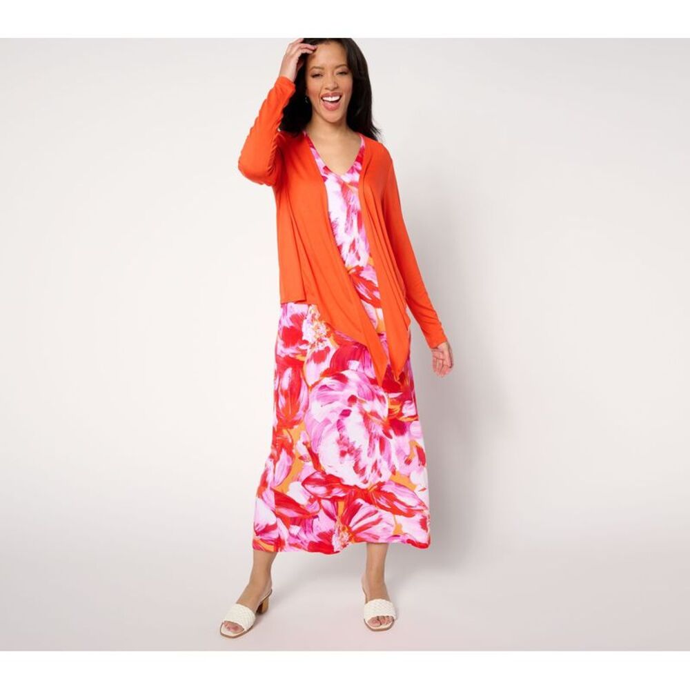 Belle by Kim Gravel Women's Dress Sz M Reg Better Together Pink